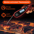 Digital Meat Thermometer, Instant Read Cooking Thermometer with Backlight, Magnet, Waterproof & Foldable, Fast & Precise, Ideal for Deep Fry, BBQ ...