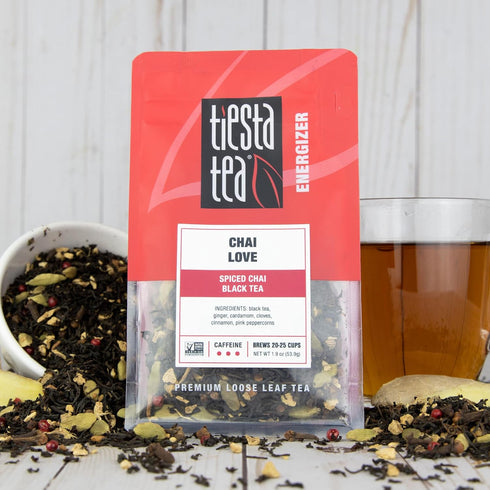 Tiesta Tea - Black Loose Leaf Tea Gift Box, 3 Pouches, High Caffeine - Hot & Iced Tea, Variety Pack with Chai, Fruit & English Breakfast Bags, Loo...