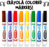 Crayola Washable Markers - Black (12ct), Kids Broad Line Markers, Bulk Markers for Classrooms & Teachers...