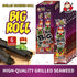 Big Roll Grilled Seaweed Snacks by Tao Kae Noi, BBQ Flavor Grilled Seaweed Rolls, Healthy Nori Sheet Rolls for Kids and Adults, Nori Snacks, 6 pac...