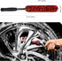 Metal Free Soft Wheel Cleaner Brush, Synthetic Wool Tire Cleaning Brush, Highly Water Absorption, Dense and Durable Tire Brush for Cleaning Wheels...