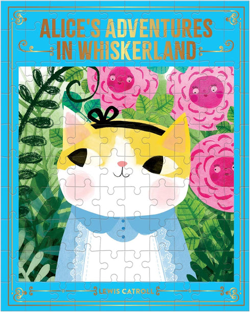Mudpuppy Alice’s Adventures in Whiskerland Bookish Cats Puzzle, 100 Pieces, 10.75” x 13.5” – Jigsaw Puzzle for Ages 6 and Up, Features an Adorable...