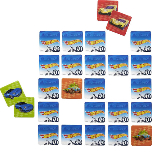 Hot Wheels Make-A-Match Card Game, Match Colors, Images & Shapes, 56 Cards for 2 to 4 Players, Gift for Kids Ages 3 Years & Older...