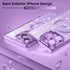Jmltech Magnetic Case for iPhone 14 Pro Max Case Square Metallic Gradient Clear Glitter Bling Sparkle Cute Women Silicone Soft TPU Luxury Plating ...