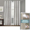 Zenna Home 100% Blackout Window Curtain, Everly Room Darkening, Easy to Install with Grommet Top (1 Panel), 50 inches x 84 inches, Silver...
