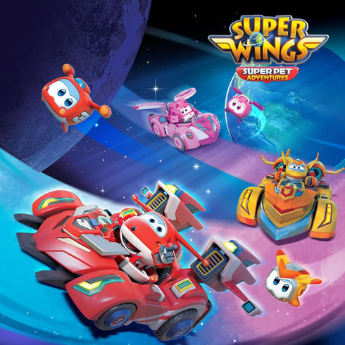 Alpha Group Super Wings Dizzy Spinning Battling Tops & Cars Toys, Pink Car Toys for Toddlers 1-3, Little People Race Toy Cars for 5 Year Old Boys,...