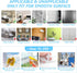 LUDILO 135Pcs Christmas Window Clings Snowflakes Window Decals Static Window Stickers for Christmas Decorations Windows Décor Ornaments Xmas Party...