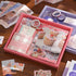 LA QUEENIE Aesthetic Scrapbook Kit,326pcs Scrapbooking Supplies Kit,Art Journaling Supplies with Stationery,A6 Grid Notebook,Scrapbook Gift for Te...