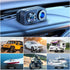 Tent Type Panel 12V USB Outlet Lighted Cigarette Lighter Socket, PD3.0 & QC3.0 Car USB Port Aluminum Charger with LED Voltmeter & Switch, Waterpro...