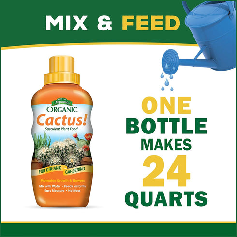 Espoma Organic Cactus! Plant Food, Natural & Organic Fertilizer for all Cactus, Succulents, Palm, and Citrus both indoors and outdoors, 8 oz, Pack...
