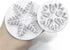Clever Monster Snowflake Cookie Cutters Set of 6, Plunger Cutter Cake Decorating Supplies Fondant Molds Embossing Tool Snowflake Plunger Cake Cutt...
