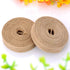 Pangda 2 Rolls Natural Burlap Fabric Ribbon Wedding Events DIY Craft Ribbon Brown Rustic Ribbon for Floral Garland Scrapbook Wrapping Home Decor, ...