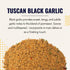 Shawhan Farms Gourmet Parmesan Inspirations Tuscan Black Garlic Seasoning Topper Finishing Blend - 7 Oz...