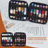 Leather Sewing Kit, Basic Hand Sewing Starter Set for Beginner, Leather Sewing Needle and 24-Color Waxed Thread Kit for Adults, Beginner, Home Tra...