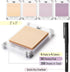 Mr. Pen- Transparent Sticky Notes, 3x3, 200 Sheets, Pastel Colors, See Through Sticky Notes, Sticky Notes Transparent, Translucent Sticky Notes, C...