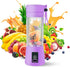 Portable Blender - Compact and USB Rechargeable Personal Travel Blenders for Smoothies, Shakes and Ice - Mini Fruit Juice Mixing Shaker Bottle - 3...