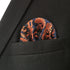 S&W SHLAX&WING Orange Blue Pocket Square for Men Fashion Large Handkerchief...