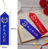 45 Pieces Award Ribbons 1st, 2nd, 3rd Place Flat Carded Set First Place Prizes with Event Card and Rope for Competition, Sports Event, School, Con...