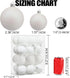 Lulu Home Christmas Ball Ornaments, 24 Ct 2.36" Pre-Strung Hanging Ornament Decorations, Xmas Shatterproof Plastic Balls for Holiday Party Wreath ...