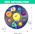 Eight Planet Cave Bubble Push Sensory Fidget Toy, Galaxy Cave Digits Fidget Toys, Autistic Adults Simple Sensory Anxiety Relief Big Cave, Bubble E...