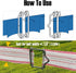 Electric Fence Poly Tape Splicer, Polytape Buckle, Polytape Splicer, Fencing Polytape Connectors (10 Pack), Silver...