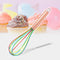 ExcelSteel - 230 ExcelSteel Perfect Durable Gift for Mixing Easy to Clean Up Silicone Tri-Color Whisk, 8", Rose Gold...