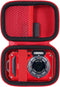 Aenllosi Hard Travel Case Compatible With Kodak PIXPRO WPZ2 Rugged Waterproof Digital Camera,Protective Case for Kodak Waterproof Video Camera(Red...