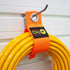 Heavy-Duty Wrap-It Storage Straps - 13-inch (6-Pack) Blaze Orange - Garage Organizer and Extension Cord Hanger for Garage Gadgets...