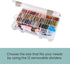 ArtBin Floss Finder Box: Clear Sewing Organizer with 6 Compartments, 12 Dividers, Durable - Perfect for Embroidery Floss and Small Sewing Supplies...
