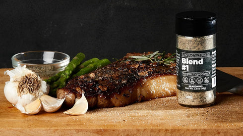 Santa Cruz Paleo Seasoning (Blend #1), Gluten Free, Keto, Sugar Free, and Paleo, Garlic, Sea Salt, Rosemary, and Black Pepper, All Purpose Spice B...
