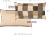 VHC Brands Kettle Grove King Sham 21x37 Primitive Country Patchwork Design, Country Black and Creme...