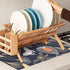Ginkgo Leaves Dish Drying Rack Mat for Kitchen Counter,Dragonfly Butterfly Dish Drying Pad Absorbent Reversible Microfiber Protector for Coffee Ba...
