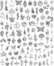 JIALEEY Wholesale Bulk Lots Jewelry Making Silver Charms Mixed Smooth Tibetan Silver Metal Charms Pendants DIY for Necklace Bracelet Jewelry Makin...