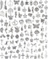 JIALEEY Wholesale Bulk Lots Jewelry Making Silver Charms Mixed Smooth Tibetan Silver Metal Charms Pendants DIY for Necklace Bracelet Jewelry Makin...