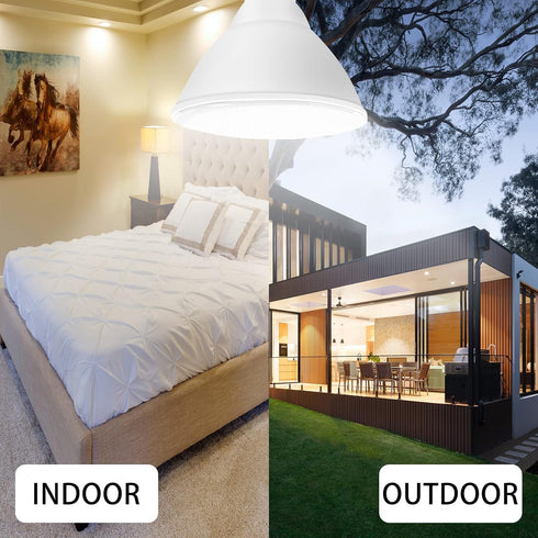 PAR38 LED Outdoor Flood Light Bulbs 2 Pack?Dimmable 20W(200W Equivalent) E26 Base Flood Light Bulbs,5000K Daylight 1800 Lumens LED Flood Light for...