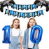 Vlipoeasn Video Game 10th Birthday Decorations for Boys Official Teenager Birthday Decorations 10th Birthday Video Game Party Supplies Blue Gamer ...