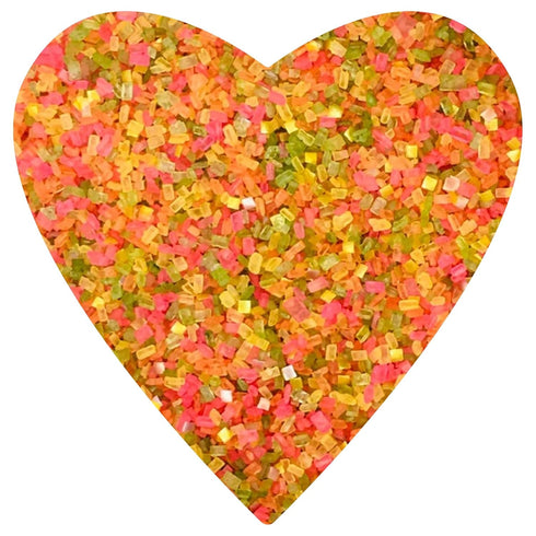COOL MOM SPRINKLES Tropical Cocktail Sugar Sprinkles (4 oz.) – Hawaiian Luau Themed Sugar for Decorating Glass Rims, Cakes, Cupcakes, Cookies & De...
