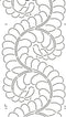 Quilting Creations Feather Border for Use with 422QC Quilt Stencil, 8"...