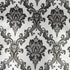 Yifely Retro Black Damask Furniture Paper Self-Adhesive Shelf Liner Light Grey Table Dresser Decor Sticker 17.7 Inch by 9.8 Feet...