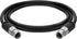 Mediabridge™ Coaxial Cable (3 Feet) with F-Male Connectors – Dual Shielded - Flex Series - Digital Audio/Video Cable - Black - (Part# CJ03-MBF-N1)...