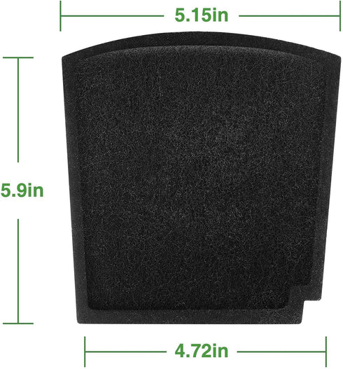04234G Air Replacement Carbon Filters Compatible with Hamilton Beach Pet TrueAir Purifier Odor Eliminators Model 04384, 04386, 04532GM, 04530G, 04...
