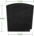True Air Replacement Carbon Filters Compatible with Hamilton Beach Pet TrueAir Purifier Odor Eliminators Model 04384, 04386, 04532GM, 04530G, 0453...