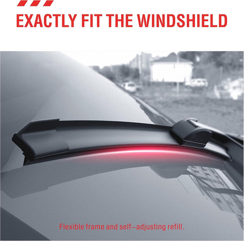 26"+16"+14" 3 Wipers Windshield Wiper Blades Replacement for Hyundai Tucson 2020-2016/Mazda CX7 CX-7 2012 2011 2010 2009 2008 2007+More Cars,Origi...