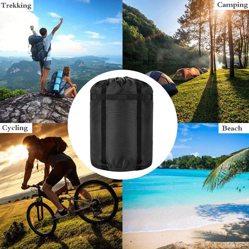 Compression Stuff Sack, 24L/36L/46L Sleeping Bags Storage Stuff Sack Organizer Waterproof Camping Hiking Backpacking Bag for Travel - Great Sleepi...