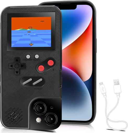Game Phone Case, 168 Built-in Small Video Games, Black, Compatible with iPhone X, XS...