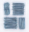 Coceca 200 Pack Hardware Nails for Hanging Pictures, 4 Size Zinc Tiny Nail Assorted Kit, Picture Nail, Small Nails, Finishing Nail, Wall Nails and...