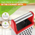 Spring Chef Professional Cheese Grater - Stainless Steel 4 Sided Box Grater for Kitchen, XL Size - Perfect Shredder for Parmesan Cheese, Carrot, P...