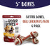 ZEUS Better Bones Dog Treats, Rawhide Free Healthy Dog Treats, BBQ Chicken, Regular, 4 Count...