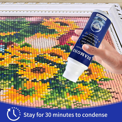 2-pack Diamond Painting Protectant Sealer Brightener(120ml*2), 8OZ Diamond Painting Accessories Glue for Diamond Painting and Puzzles, Diamond Art...