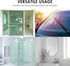 9 inch Squeegee Set with Over Wall Hanger, Suction Cup, and Hook, Glass Cleaning Squeegee for Shower Doors, Windows, Glass Doors, Bathrooms, Mirro...